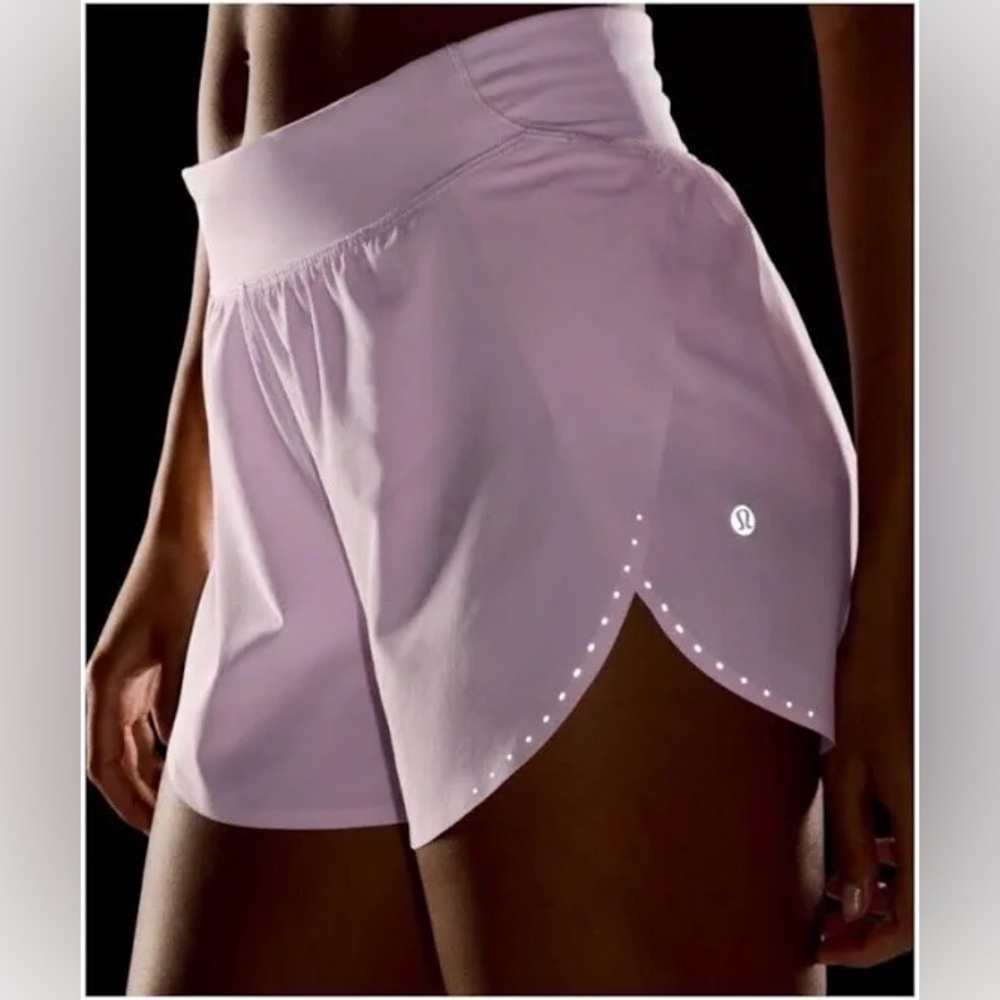 Lululemon vita pink fast and free shorts size 6